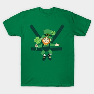 Leprechaun Baby Harness -  Funny Sarcastic Saint Patricks Day T-Shirt